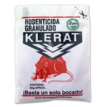 Klerat, veneno anticoagulante para ratas que las seca